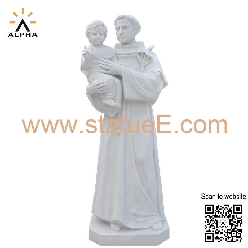 Marble St Anthony statue
